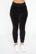 Load image into Gallery viewer, The Original Trendsetter Velour Set - Black