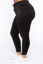 Load image into Gallery viewer, The Original Trendsetter Velour Set - Black