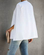 Load image into Gallery viewer, In The Works Pocketed Cape Jacket - Off White