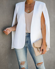 Load image into Gallery viewer, In The Works Pocketed Cape Jacket - Off White
