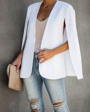 Load image into Gallery viewer, In The Works Pocketed Cape Jacket - Off White
