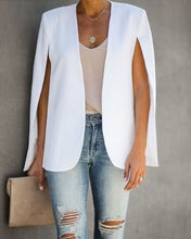 Load image into Gallery viewer, In The Works Pocketed Cape Jacket - Off White