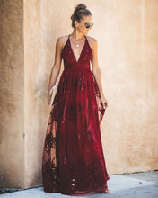 Load image into Gallery viewer, Antonia Maxi Dress - Wine