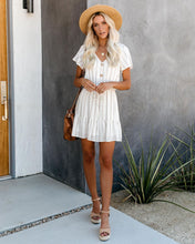 Load image into Gallery viewer, Kick The Dust Striped Ruffle Dress