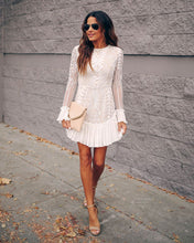 Load image into Gallery viewer, PREORDER - Match Made In Heaven Lace Pleated Ruffle Dress