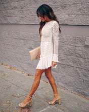 Load image into Gallery viewer, PREORDER - Match Made In Heaven Lace Pleated Ruffle Dress