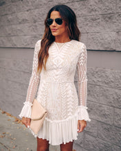 Load image into Gallery viewer, PREORDER - Match Made In Heaven Lace Pleated Ruffle Dress