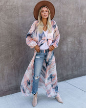 Load image into Gallery viewer, Quaint Clouds Tie Dye Duster Kimono - FINAL SALE