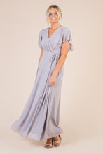 Load image into Gallery viewer, Naples Flutter Sleeve Wrap Maxi