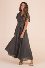 Load image into Gallery viewer, Naples Flutter Sleeve Wrap Maxi