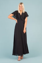Load image into Gallery viewer, Naples Flutter Sleeve Wrap Maxi