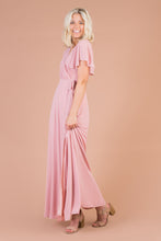 Load image into Gallery viewer, Naples Flutter Sleeve Wrap Maxi