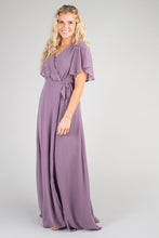 Load image into Gallery viewer, Naples Flutter Sleeve Wrap Maxi