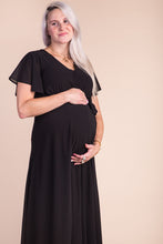 Load image into Gallery viewer, Naples Flutter Sleeve Wrap Maxi