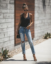 Load image into Gallery viewer, Liberation Distressed Girlfriend Skinny