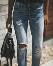 Load image into Gallery viewer, Liberation Distressed Girlfriend Skinny