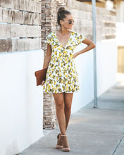 Load image into Gallery viewer, Lemonade Button Down Babydoll Dress