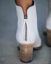 Load image into Gallery viewer, Ambrose Faux Leather Heeled Bootie