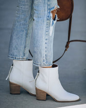 Load image into Gallery viewer, Ambrose Faux Leather Heeled Bootie