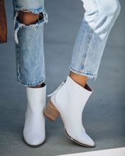 Load image into Gallery viewer, Ambrose Faux Leather Heeled Bootie