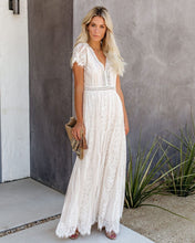 Load image into Gallery viewer, Fill Your Heart Lace Maxi Dress - Cream