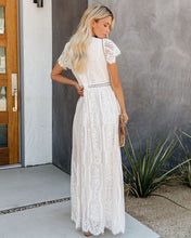 Load image into Gallery viewer, Fill Your Heart Lace Maxi Dress - Cream