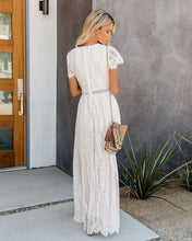 Load image into Gallery viewer, Fill Your Heart Lace Maxi Dress - Cream
