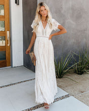 Load image into Gallery viewer, Fill Your Heart Lace Maxi Dress - Cream