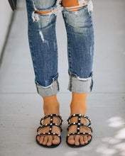 Load image into Gallery viewer, Broderick Studded Sandal - Black