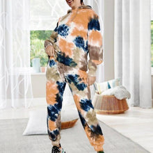 Load image into Gallery viewer, Fashion Cozy Hoodie Tie Dye Lounge Set