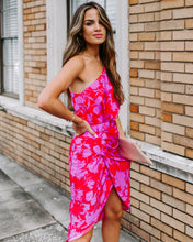 Load image into Gallery viewer, Addicted To Love One Shoulder Midi Dress