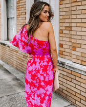 Load image into Gallery viewer, Addicted To Love One Shoulder Midi Dress