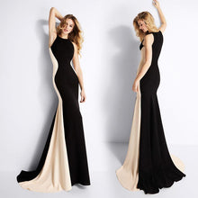 Load image into Gallery viewer, Elegant patchwork hip package women maxi dress