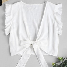 Load image into Gallery viewer, Front-tie Crop Top