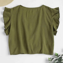Load image into Gallery viewer, Front-tie Crop Top