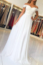 Load image into Gallery viewer, Chiffon Long Prom Dress With Beading Appliqued