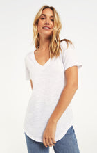Load image into Gallery viewer, Airy Slub Short Sleeve V-Neck Tee