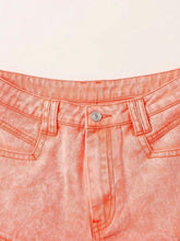 Load image into Gallery viewer, Women Raw Hem Ripped Denim Shorts Without Belt