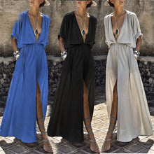 Load image into Gallery viewer, Summer Dress Bandage Long plus size Dress sundress Party Robe