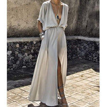 Load image into Gallery viewer, Summer Dress Bandage Long plus size Dress sundress Party Robe