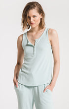 Load image into Gallery viewer, Luxe Henley Tank Top