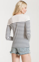 Load image into Gallery viewer, Fiore Stripe Long Sleeve Tee