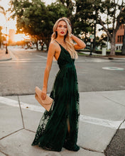 Load image into Gallery viewer, Hunter Green Maxi Dress-Hot Sale