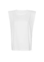 Load image into Gallery viewer, Eva Padded Shoulder Muscle T-Shirt in White