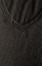 Load image into Gallery viewer, Airy Slub Short Sleeve V-Neck Tee