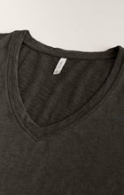 Load image into Gallery viewer, Airy Slub Short Sleeve V-Neck Tee