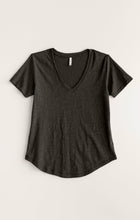 Load image into Gallery viewer, Airy Slub Short Sleeve V-Neck Tee