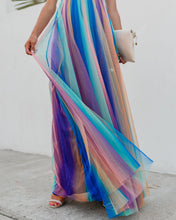 Load image into Gallery viewer, Sugar Plum Striped Maxi Dress