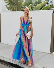 Load image into Gallery viewer, Sugar Plum Striped Maxi Dress