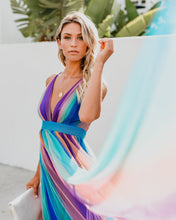 Load image into Gallery viewer, Sugar Plum Striped Maxi Dress
